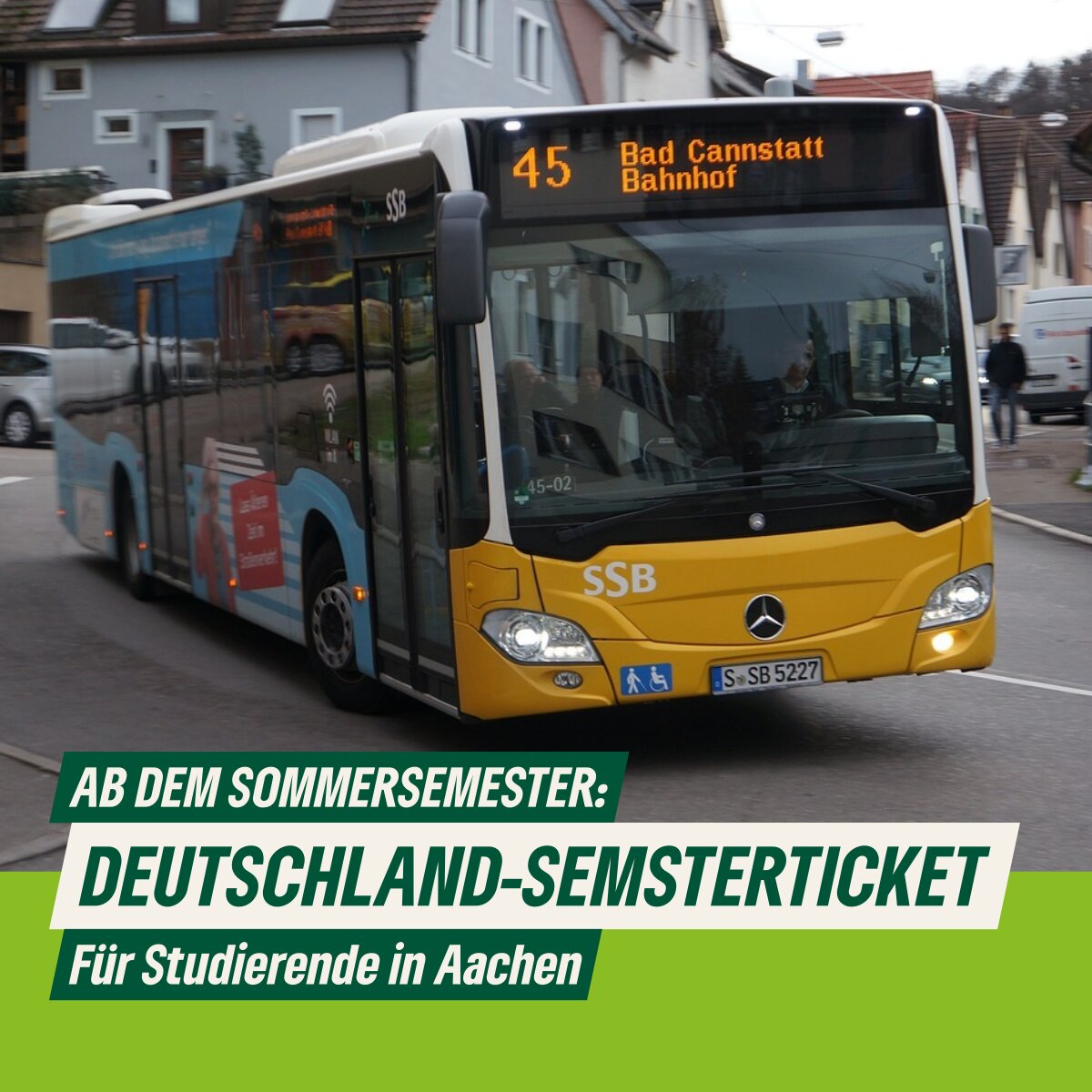 Die Grünen Stadt Aachen Erfolg der ASten für nachhaltige Mobilität der Studierenden