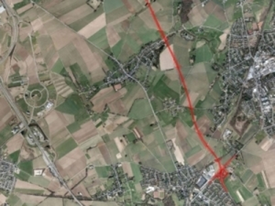 Die geplante B258n ist eingezeichnet