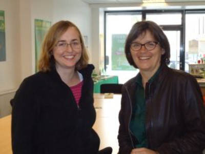 Martine Kremer und Bettina Herlitzius MdB