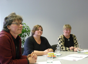 v.l.: Ulla Griepentrog, Katrin Feldmann, Gisela Nacken