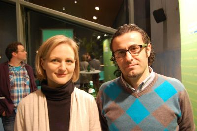 Franziska Brantner und Jamal Sobeh, Foto: Christian Rein